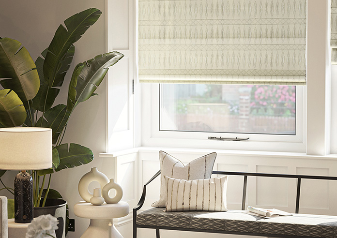 Nazca, Ivory - Twist&Fit Roman Blind - Image 5